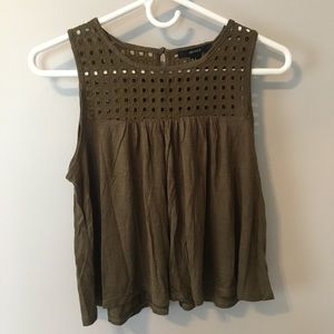 Army Green Tank Top